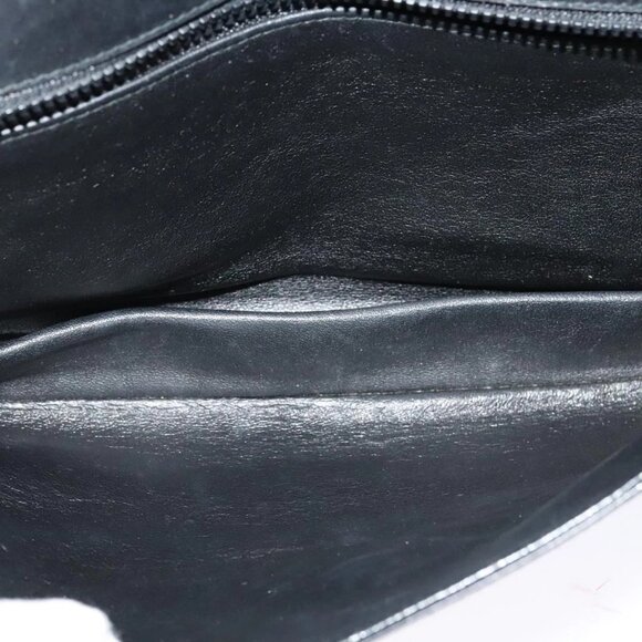 BALLY Shoulder Bag Leather Black Auth BA1165 - Picture 13 of 16